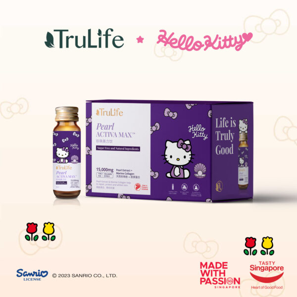 [NEW Formula!][TruLife ❤ Hello Kitty] TruLife Collagen Pearl Activa Max 8's x 50ml